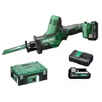 HiKOKI Náradie - 12V AKU mečová píla, 2x aku 2,5 Ah Li-Ion, nabíjačka CR12DAWEZ