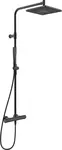 Hansa Aurelia - Sprchový set s termostatom, 25x25 cm, matná čierna 4719911333