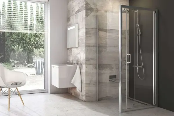 Ravak Blix - Sprchová stěna BLPSZ-80, 78-80 cm, lesklý hliník/čiré sklo X93H40C00Z1