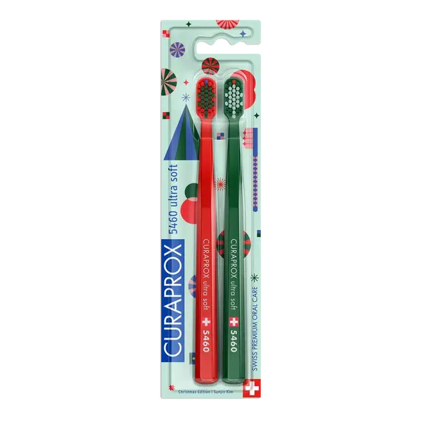 CURAPROX CS 5460 ultra soft, Vianočná edícia 2 ks v balení