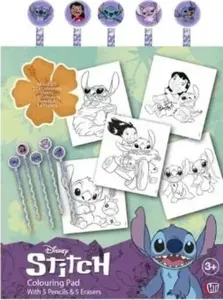 Stitch Omalovánky s pastelkami