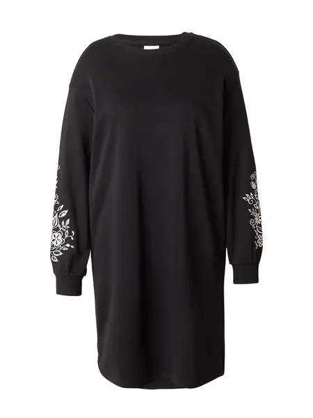 ONLY Carmakoma Šaty  čierna / biela