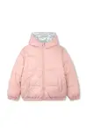 Dětská oboustranná bunda Kenzo Kids růžová barva, K61305