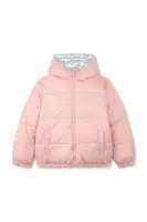 Dětská oboustranná bunda Kenzo Kids růžová barva, K61305
