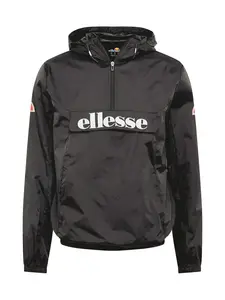 ELLESSE Prechodná bunda 'Acera'  svetlosivá / červená / čierna
