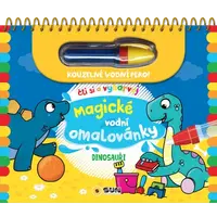 Čti a vybarvuj - Dinosauři - magické vodní omalovánky