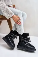 Voděodolné sněhové boty na platformě veganské D.Franklin