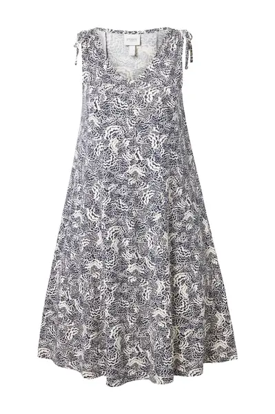 Ulla Popken Šaty  námornícka modrá / biela