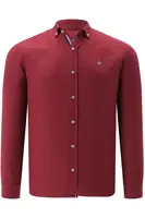 G974 DEWBERRY MEN'S SHIRT-BURGUNDY
