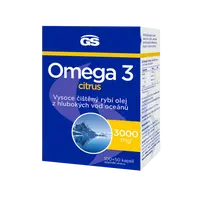 GS Omega 3 citrus, 100+50 kapslí
