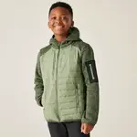 Dětská hybridní bunda regatta newhill zelená 110-116