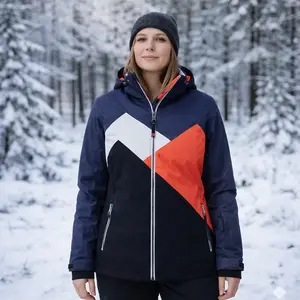 Dámská zimní bunda killtec 149 tmavě modrá/růžová 36