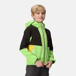 Dětská softshellová bunda regatta haydenbury zelená/černá 152