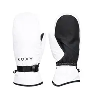 Roxy dámské rukavice Jetty Solid Bright White | Bílá | Velikost M