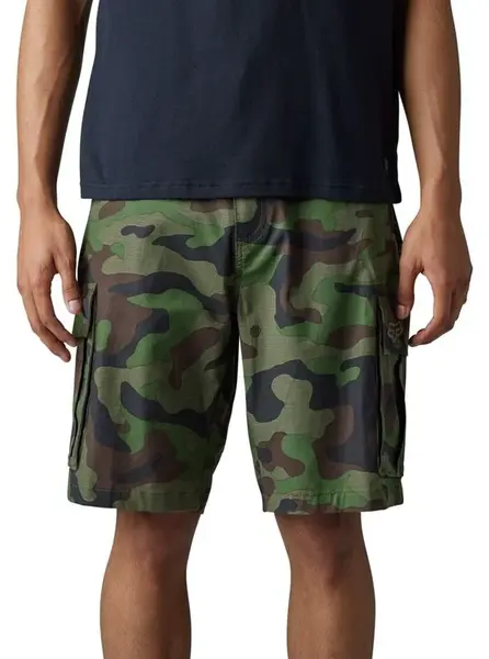 Fox pánské šortky Slambozo Camo Green Camo | Zelená | Velikost 33