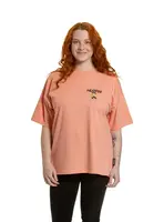 Meatfly dámské tričko Vexey Coral Almond Skeleton | Písková | Velikost XS | 100% bavlna