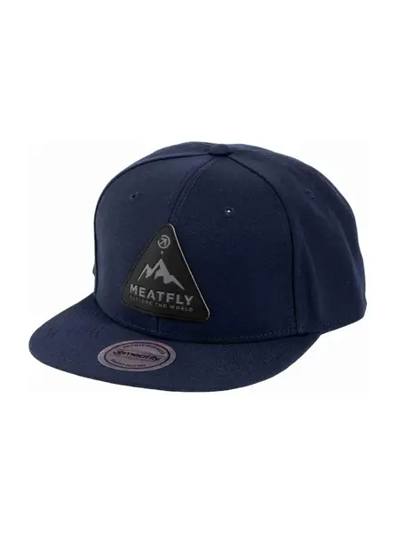 Meatfly kšiltovka Hornet Snapback Navy Blue Peak | Modrá | Velikost One Size