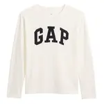 GAP V-FRCH LS LOGO TEE Dětské tričko, bílá, velikost