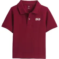GAP V-FRCH SS LOGO PIQUE POLO Dětské polo tričko, červená, velikost 4Y