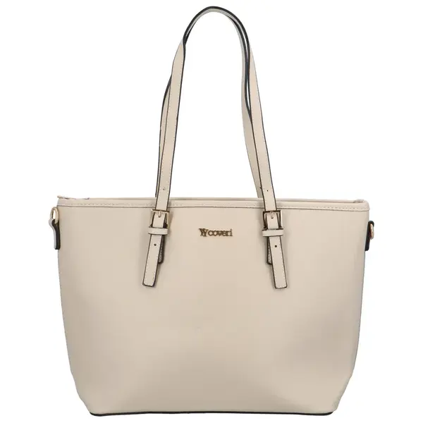 Dámská kabelka přes rameno béžová - Coveri Juisse
