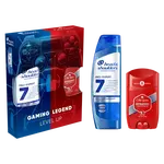HEAD & SHOULDERS Gaming Legend sada šampon Head & Shoulders 7v1 ProExpert 250 ml + deodorant Old Spice Dynamic Defence 65 ml