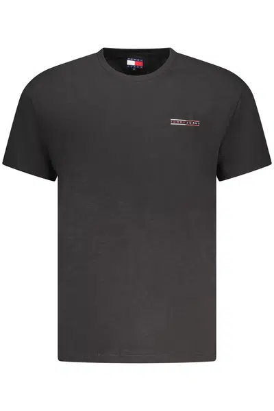 TOMMY HILFIGER SHORT SLEEVE T-SHIRT MEN BLACK