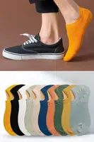 91546 Dewberry Unisex 10-Pack Invisible Sneakers Socks-MULTICOLOR