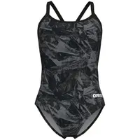 Arena TEAM CRACKLE Dámske plavky, čierna, veľkosť