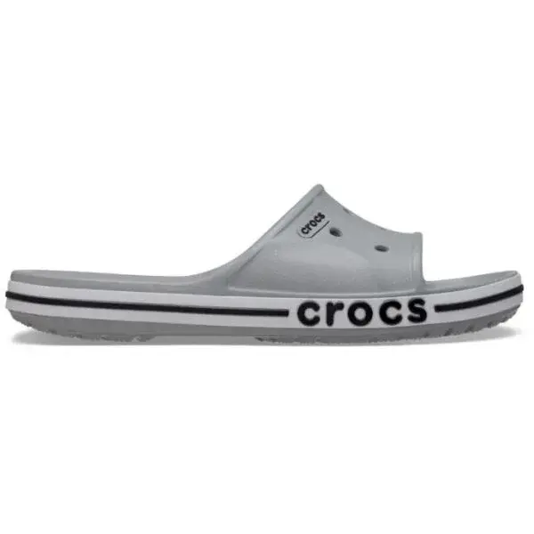 Crocs BAYABAND SLIDE Unisex šľapky, sivá, veľkosť 36/37
