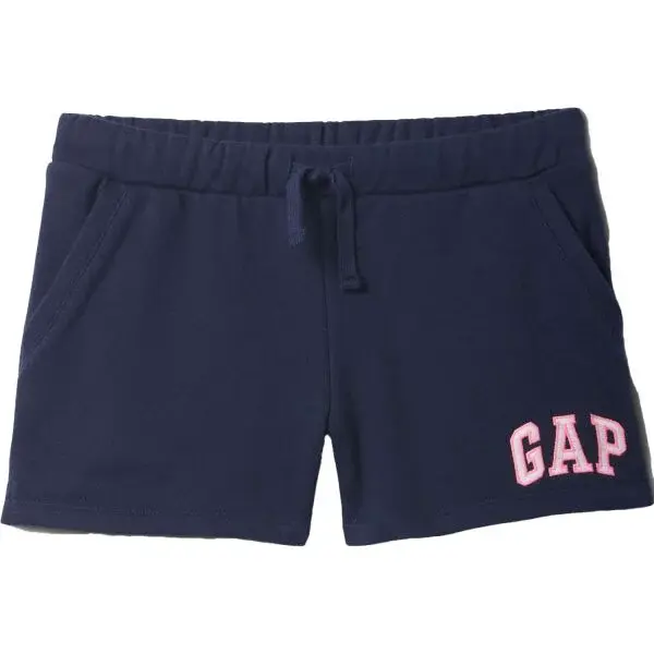 GAP HERITAGE LOGO Dievčenské kraťasy, tmavo modrá, veľkosť