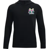 Under Armour RIVAL FLEECE ANAML HOODIE Chlapčenská mikina, čierna, veľkosť M
