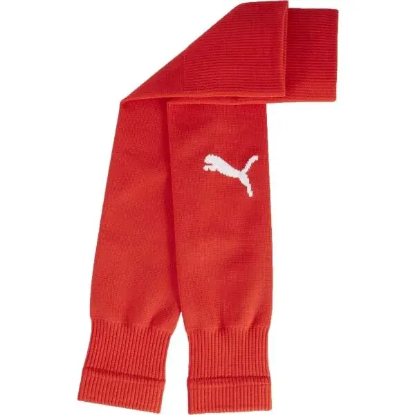 Puma TEAMGOAL SLEEVE SOCK Futbalové štulpne, červená, veľkosť 43-46