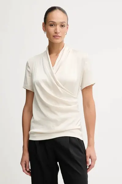 Halenka Joseph Ribkoff dámská, béžová barva, hladká, 253237F25