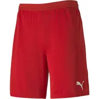 Puma TEAM FINAL 21 KNIT SHORTS Pánske šortky, červená, veľkosť