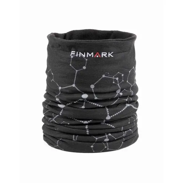 Finmark MULTIFUNCTIONAL SCARF WITH FLEECE Multifunkčná šatka, čierna, veľkosť