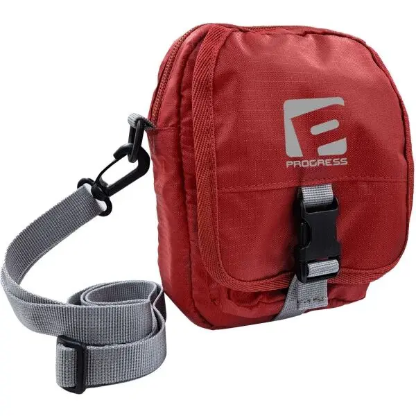 PROGRESS CROSS BODY Outdoorová kapsička cez rameno, červená, veľkosť