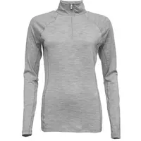 Smartwool W CLASSIC ALL-SEASON MERINO BL 1/4 ZIP B Dámske tričko, sivá, veľkosť