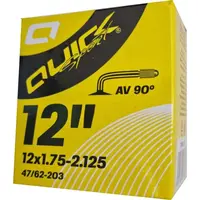 Quick AV12 x 1.75-2.125 90 Cyklistická duša, čierna, veľkosť