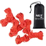 NILS CAMP NC1751 Set napínacích šnúr, červená, veľkosť