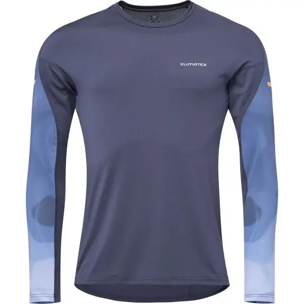 Klimatex BEKELE Pánske performance tričko s dlhým rukávom, tmavo modrá, veľkosť