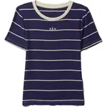 GAP MOD RIB ABBRV Dámske tričko, tmavo modrá, veľkosť