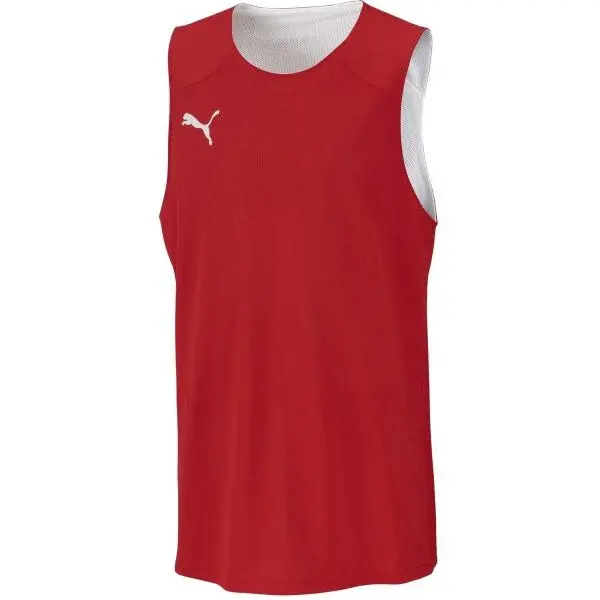 Puma DACH PRACTISE JERSEY Obojstranný pánsky dres, červená, veľkosť