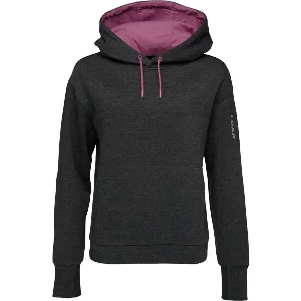 LOAP EBMARA Dámska mikina, tmavo sivá, veľkosť