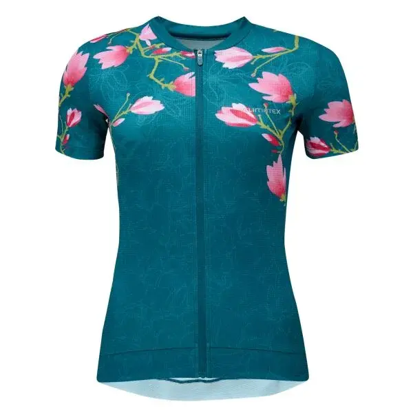 Klimatex LIZZI Dámsky cyklistický dres s krátkym rukávom, tmavo modrá, veľkosť XXL