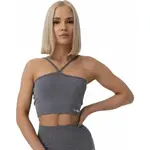 GymBeam FLO Dámska športová podprsenka, sivá, veľkosť