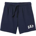 GAP V-FRCH LOGO Chlapčenské šortky, tmavo modrá, veľkosť 4Y