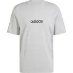 adidas ESSENTIALS LINEAR SINGLE JERSEY Pánske tričko, sivá, veľkosť