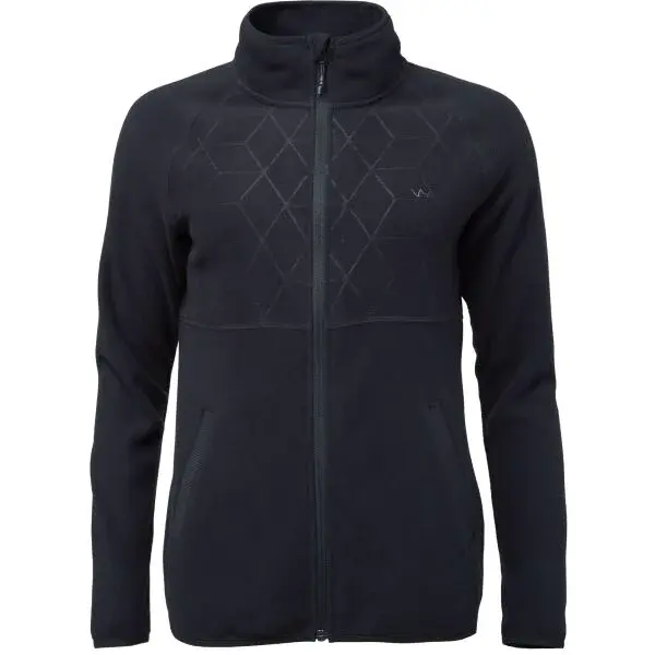 Willard MANOA Dámska flísová mikina, čierna, veľkosť