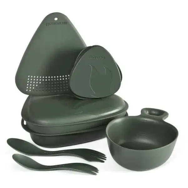 Light my fire OUTDOOR MEALKIT 2.0 Set riadu, tmavo zelená, veľkosť