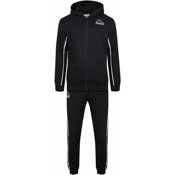 Kappa LOGO DOJI Pánska  súprava, čierna, veľkosť XXL